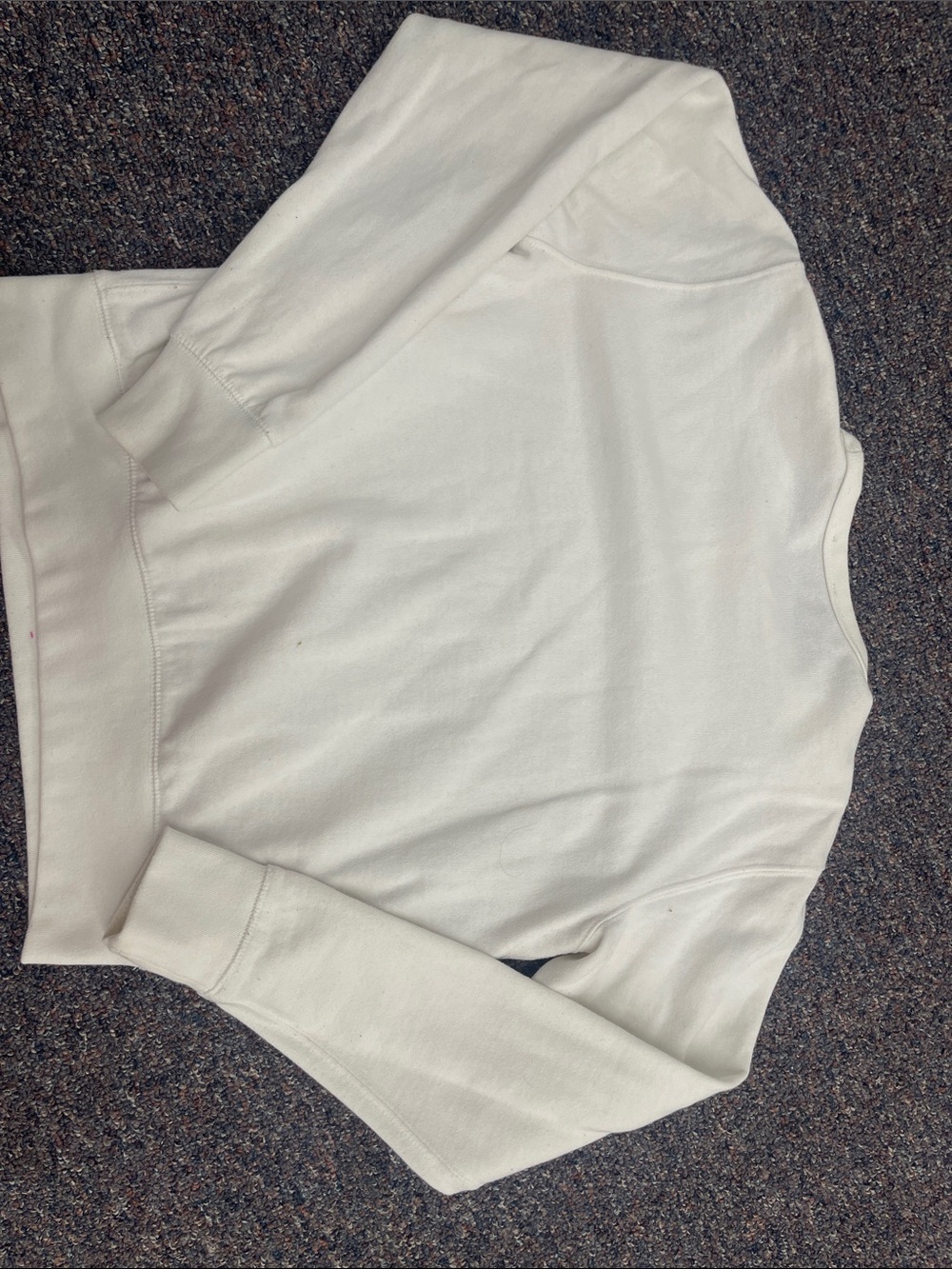 Polo by Ralph Lauren Cream Crewneck Sweatshirt with Navy Pony - Picture 5 of 6